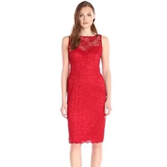 chinese dress ladies FESTIVE FLIRT DRESS RED Red Sequin Mini Dress with Ruffle Hem  Betsey  Johnson